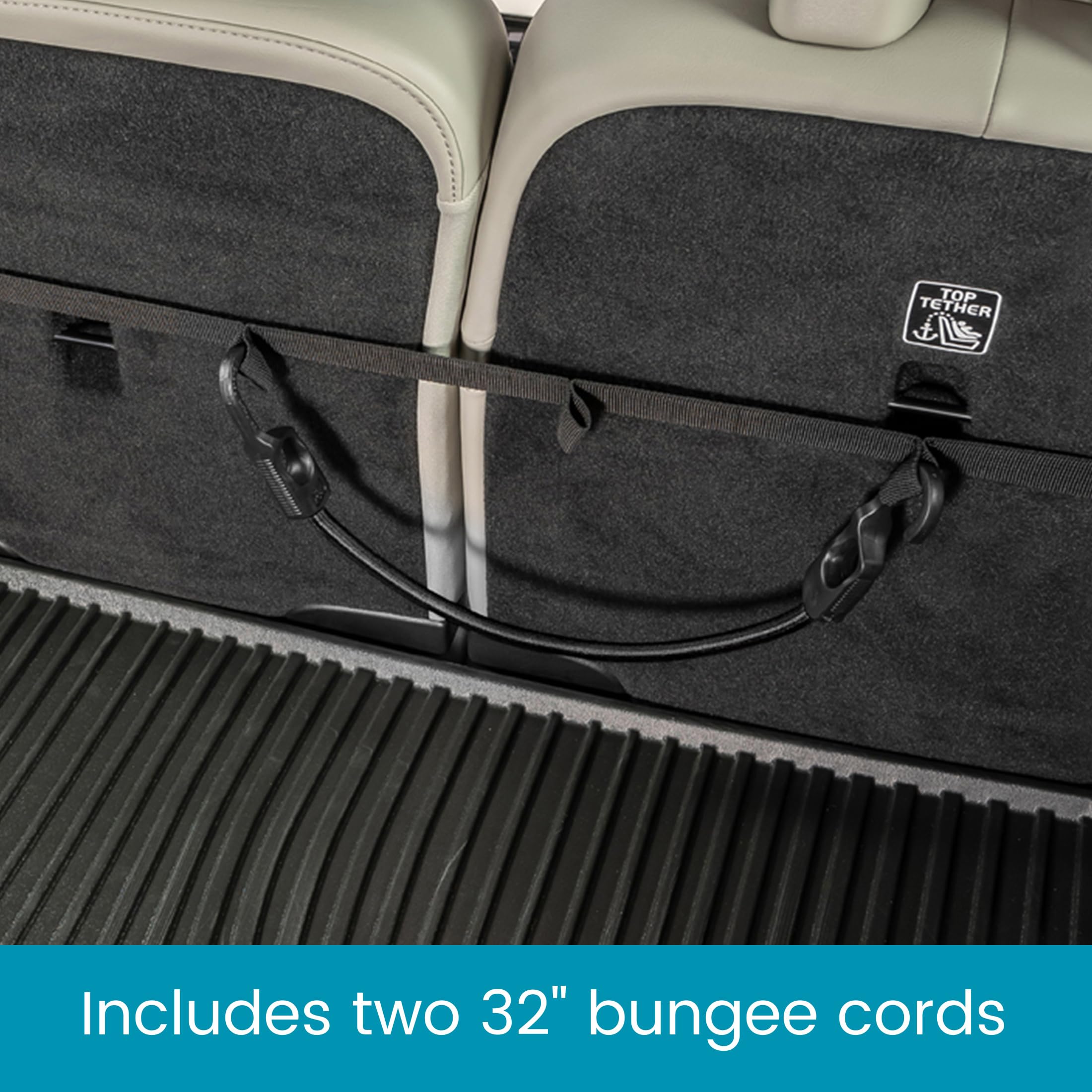 High Road Trunk Organizer Cargo Strap with Bungee Cords and Carabiners for SUVs, Hatchbacks and Vans - Image 5